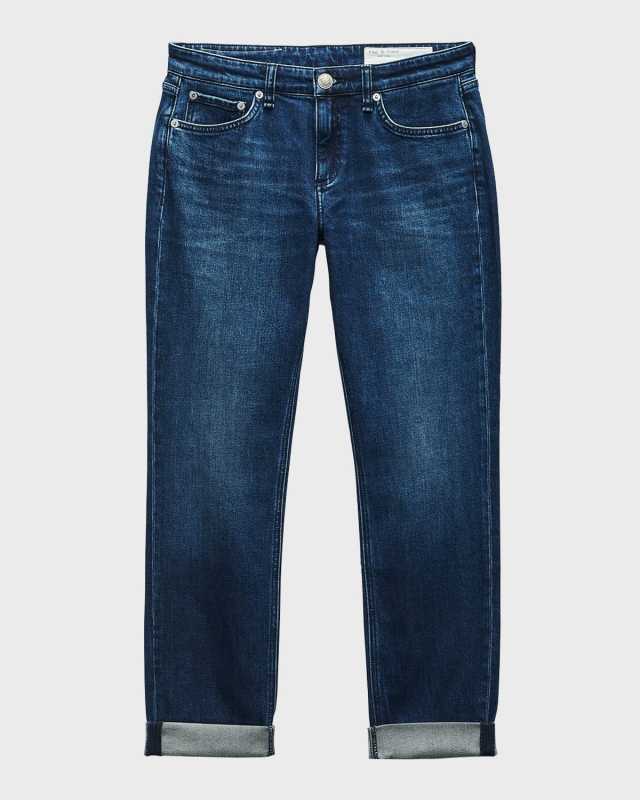 Dre Low-Rise Slim Boyfriend Jeans