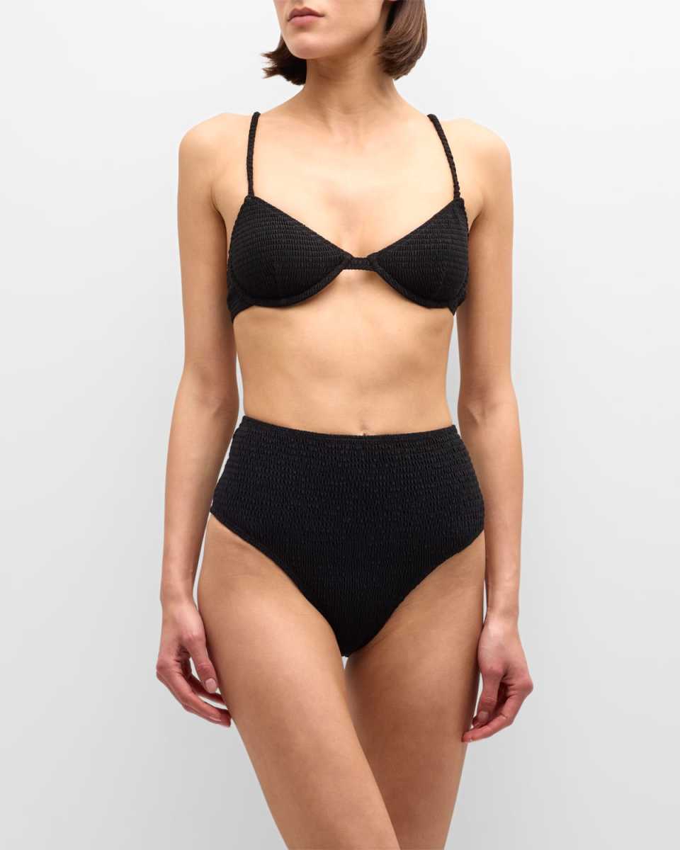 Smocked Bikini Bottoms