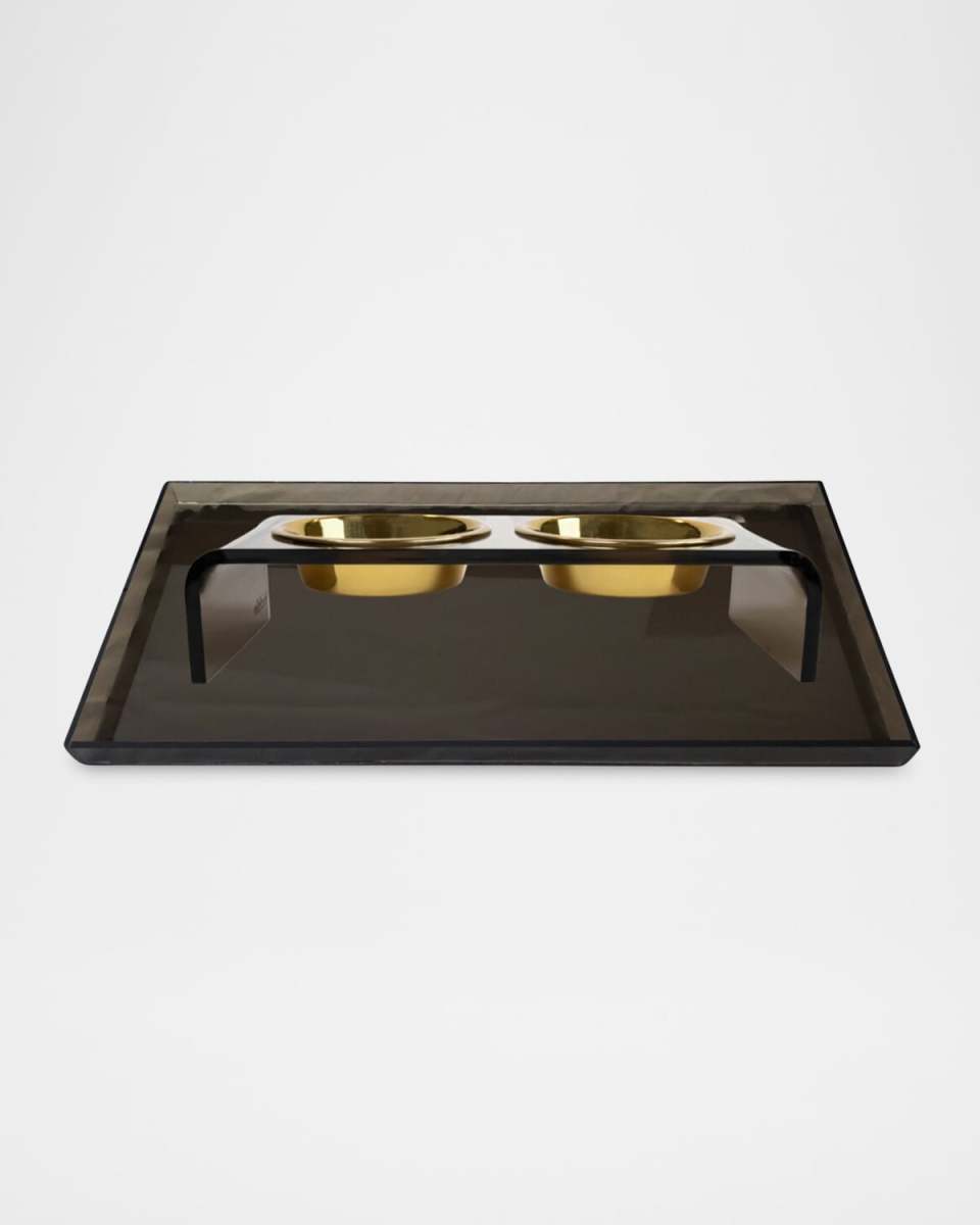 Bronze Overflow Feeder Tray, Large
