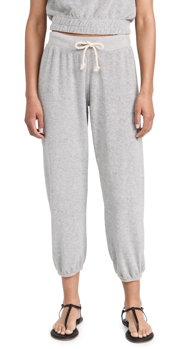 perfectwhitetee Loop Terry Joggers Heather Grey