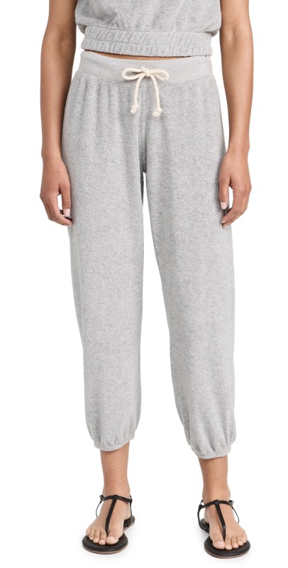 perfectwhitetee Loop Terry Joggers Heather Grey