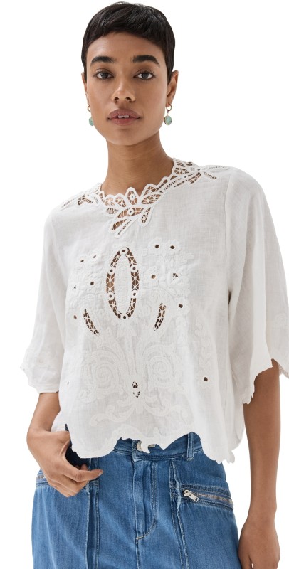 Isabel Marant Vera Blouse White