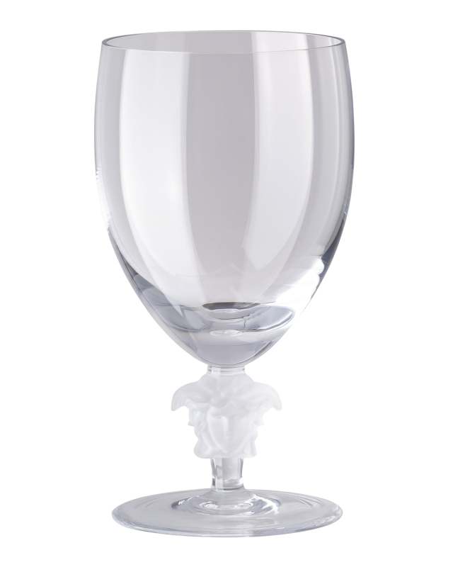 Medusa Lumiere Short Stem Clear Water Goblets, Set of 2