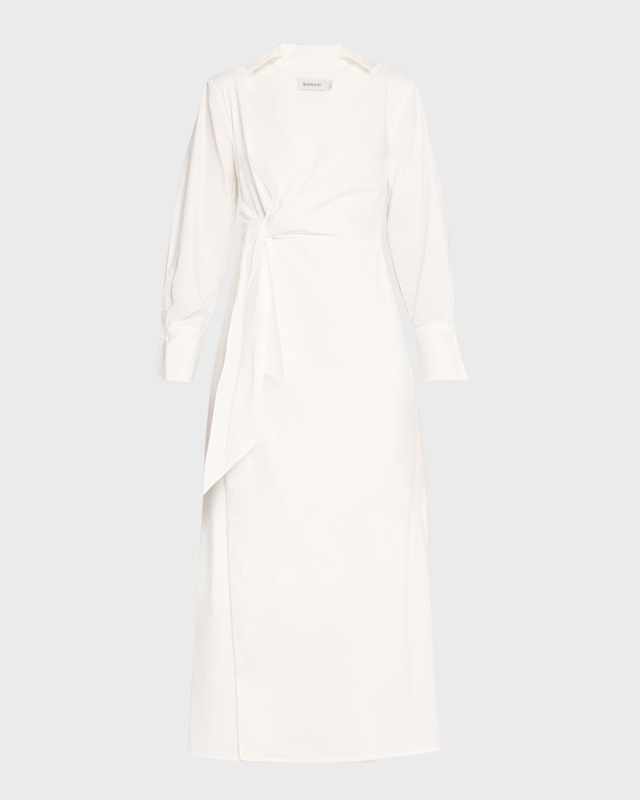 Briar Draped Midi Wrap Dress