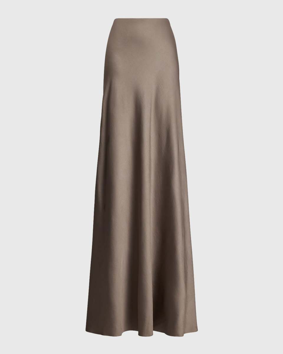 Masina Stretch Satin Skirt
