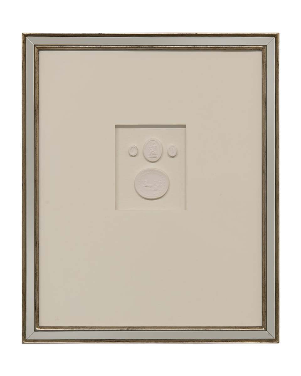 "Intaglio VII" Ivory Wall Decor
