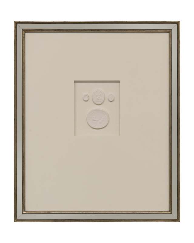 "Intaglio VII" Ivory Wall Decor