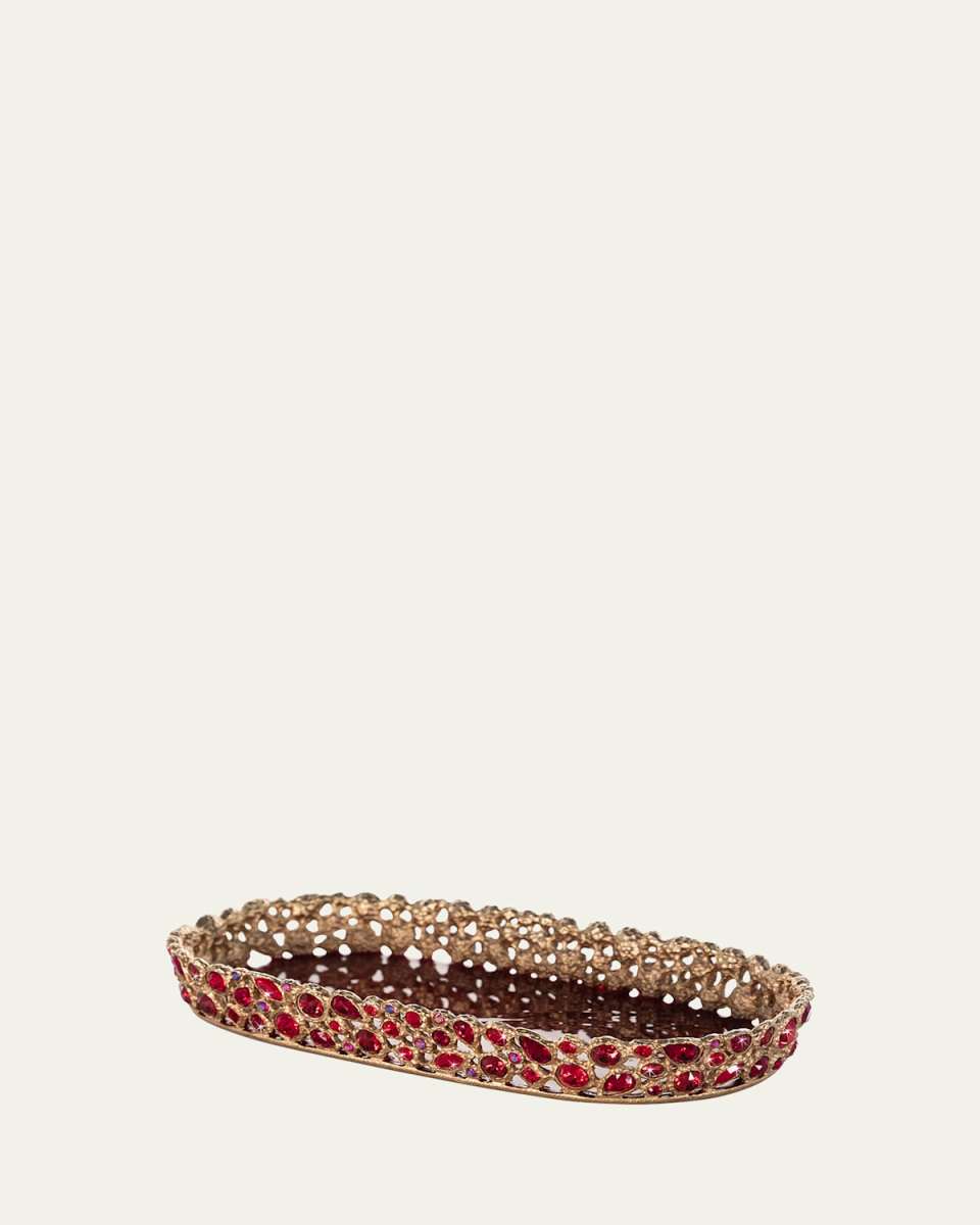 Ruby Bejeweled Tray