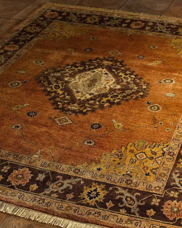 Medallion Hand Knotted Rug 9' x 12'