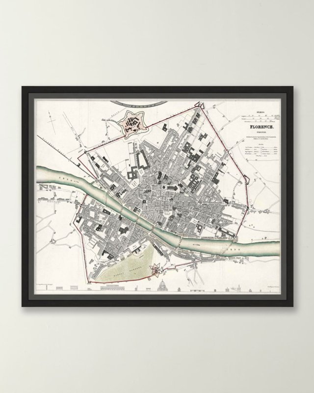 Italian Map Series - Florence