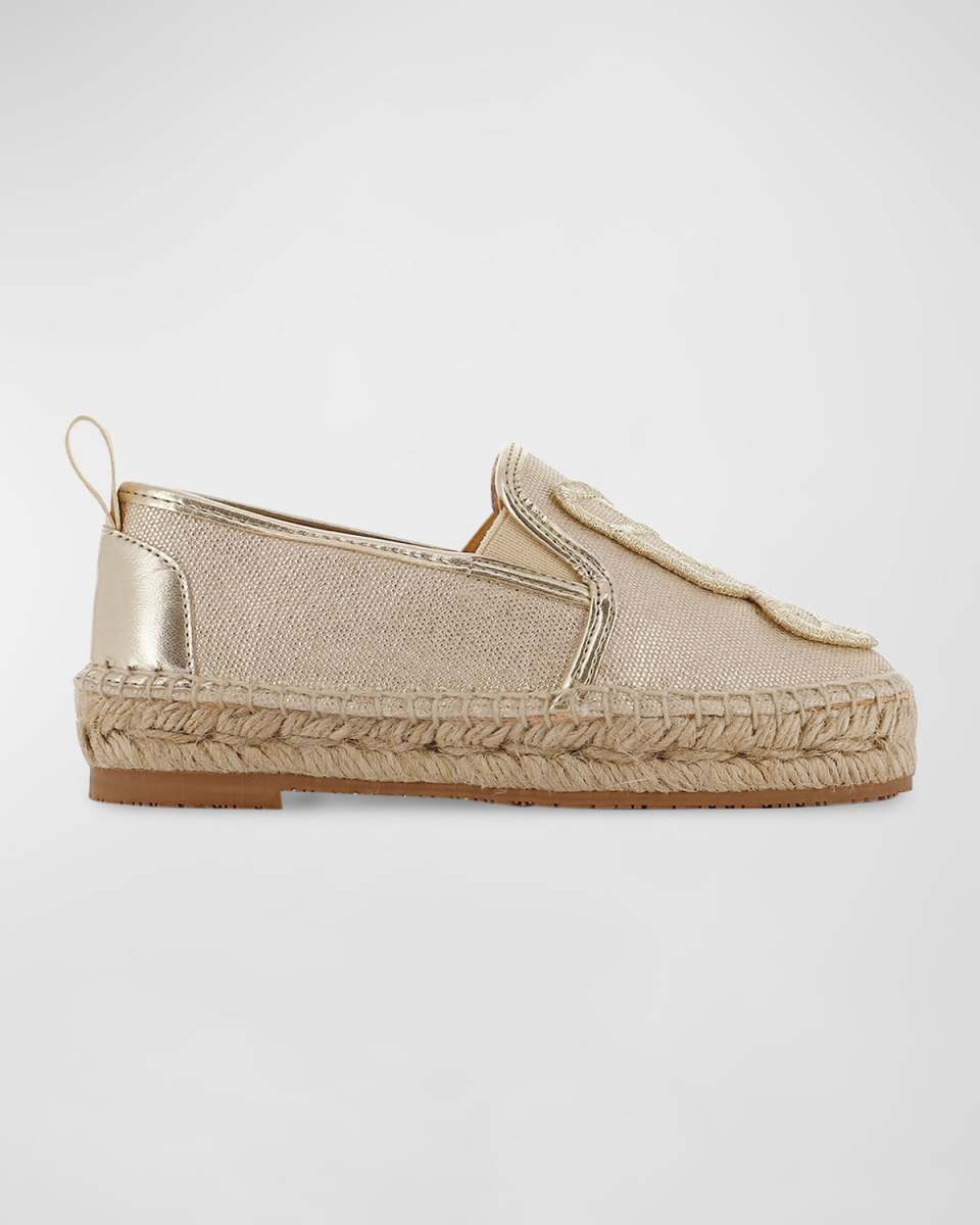 Girl's Butterfly Espadrille Flats, Toddler/Kids