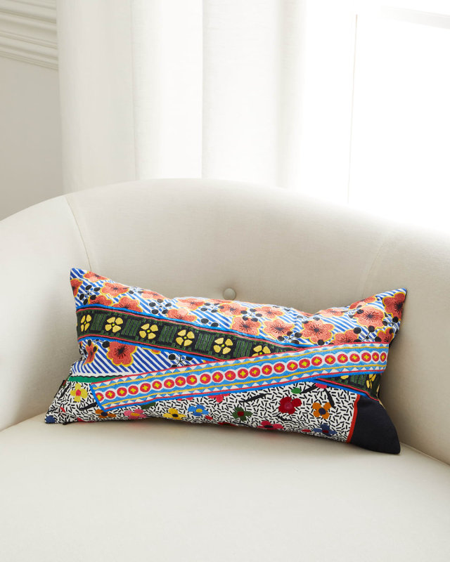 Reine Darles Lumbar Cushion, 24" x 12"