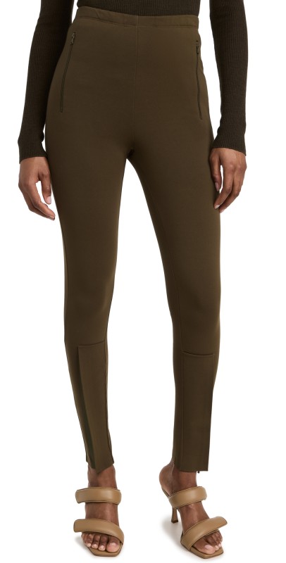 WARDROBE. NYC Front Zip Legging Black