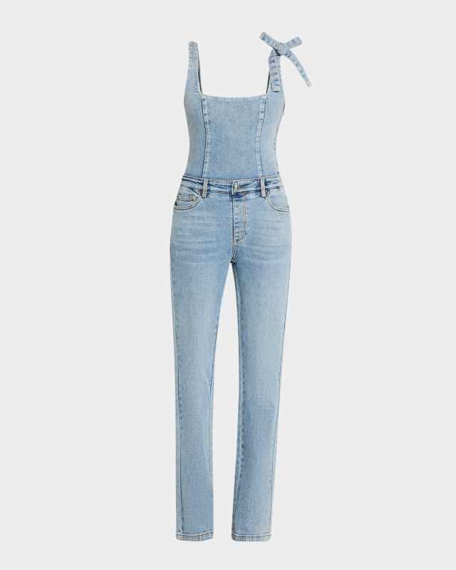 Dawson Sleeveless Denim Jumpsuit