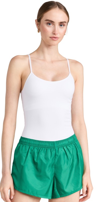 Splits59 Loren Seamless Waist Length Tank White