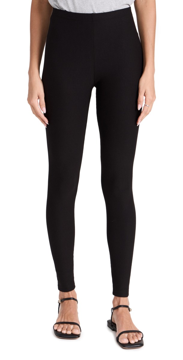 Plush Fleece Lined Leggings Black