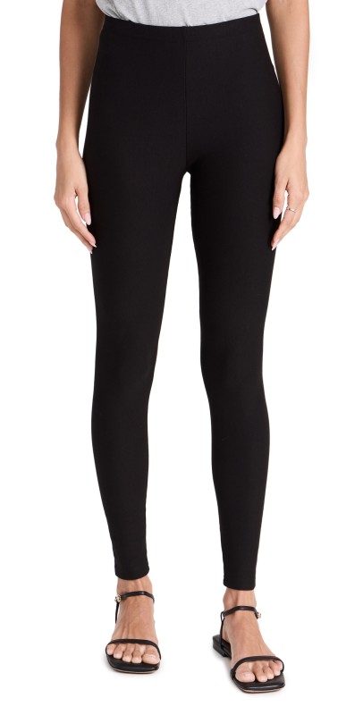 Plush Fleece Lined Leggings Black