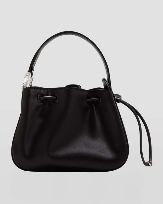 O Nano Satin Top-Handle Bag