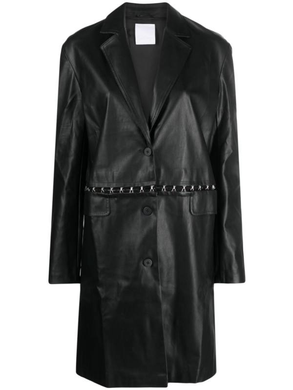 faux-leather jacket
