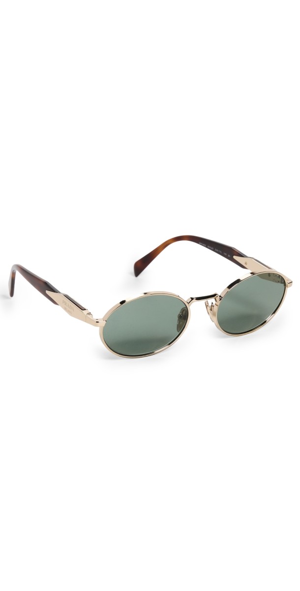 Prada 0PR 65ZS Sunglasses Pale Gold