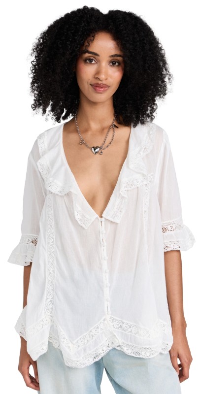Free People Isnt She Lovely Tunic Ivory
