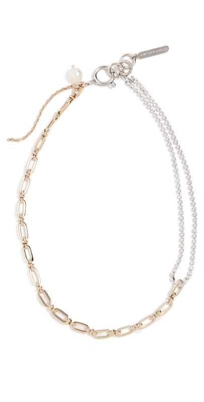 Justine Clenquet Jamie Choker Palladium and Pale Gold