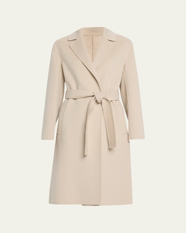 Pauline Double-Face Wool Wrap Coat