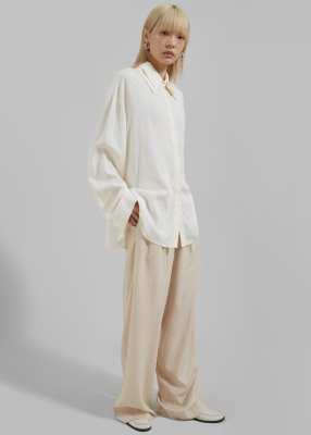 The Frankie Shop TALI DOUBLE COLLAR SHIRT