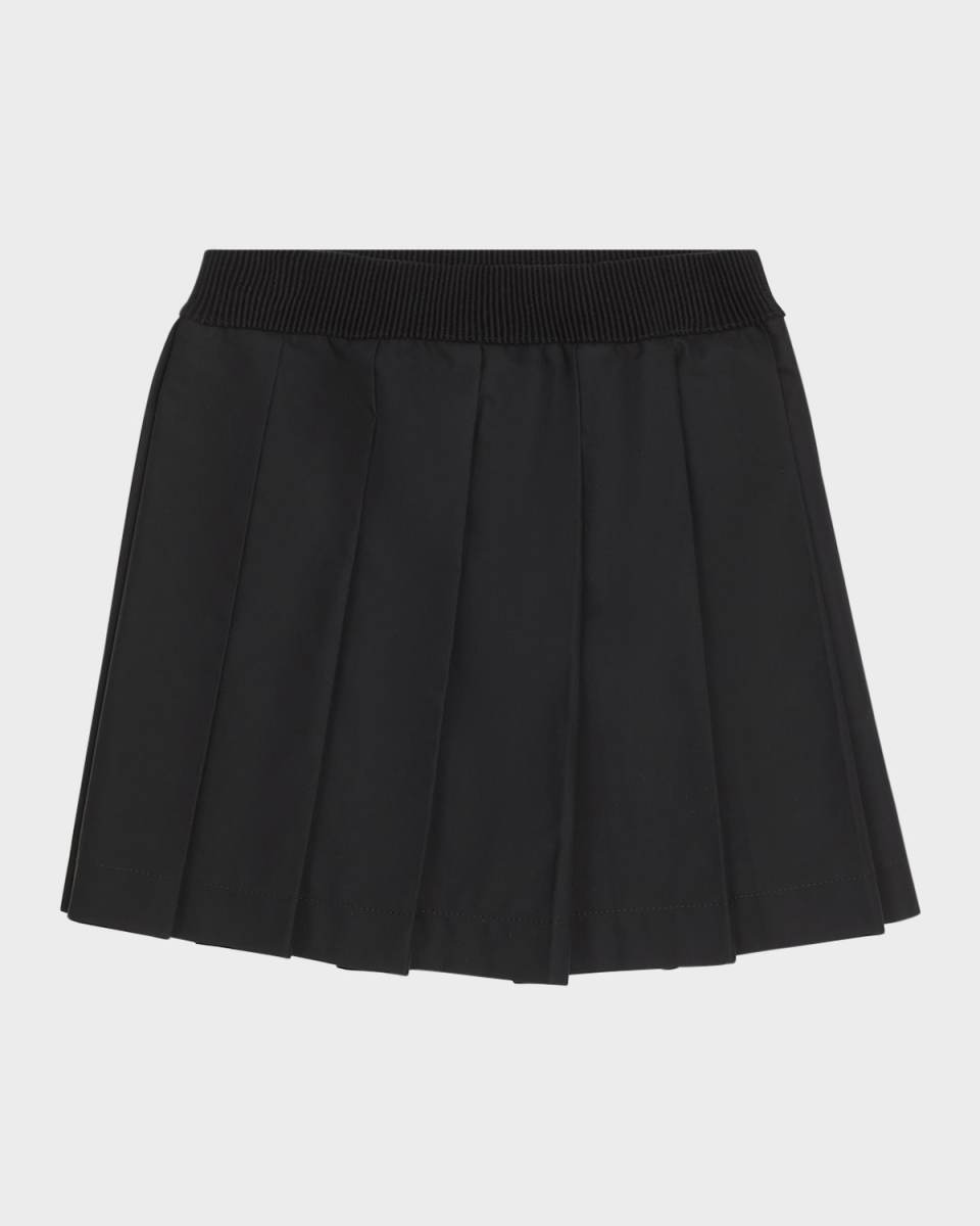 Girl's Logo Emblem Pleated Skirt, Size 8-14