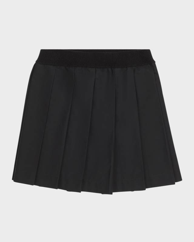 Girl's Logo Emblem Pleated Skirt, Size 8-14