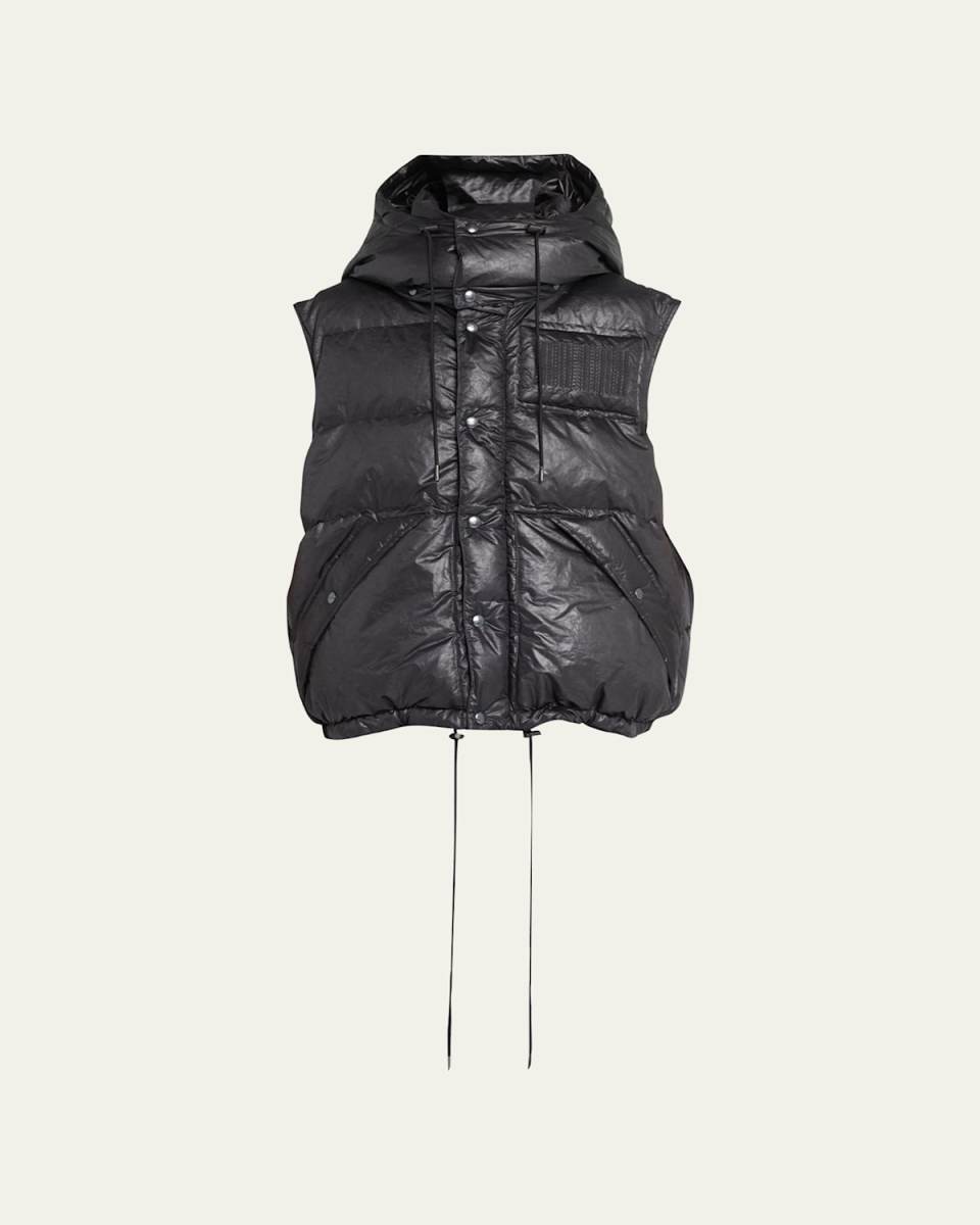 Puffer Drawstring Vest