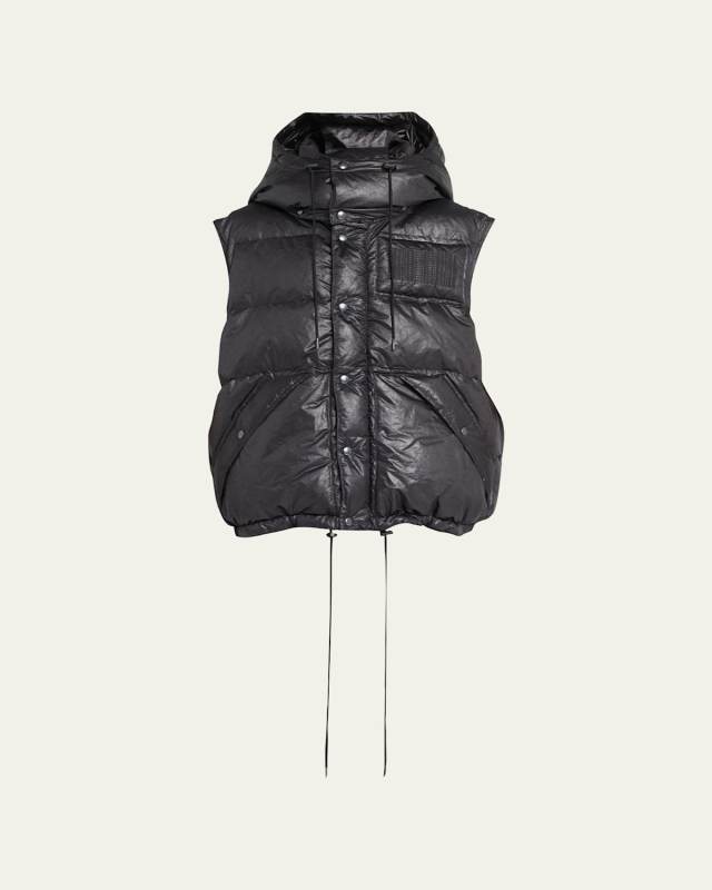 Puffer Drawstring Vest