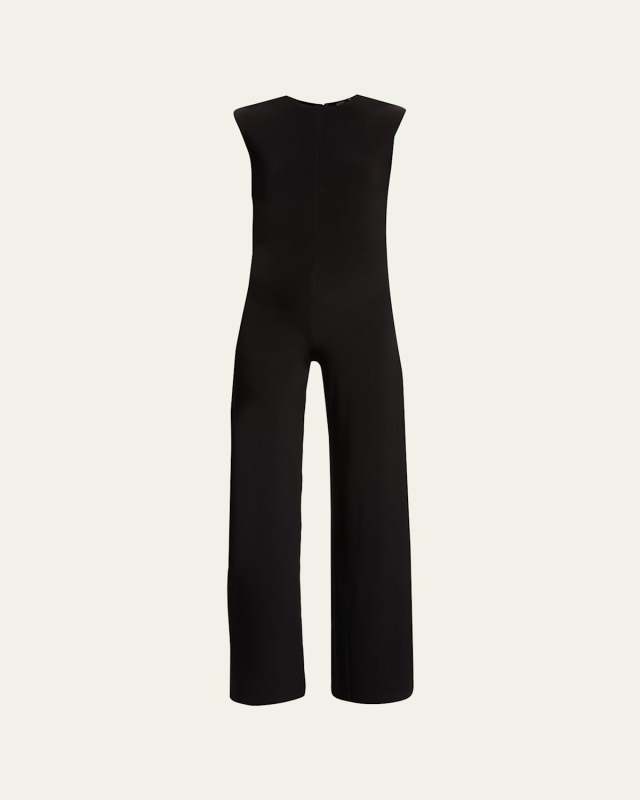 Sleeveless Wide-Leg Jumpsuit