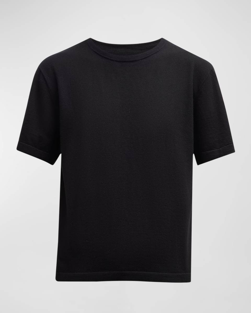 Cotton Cashmere Crewneck T-Shirt