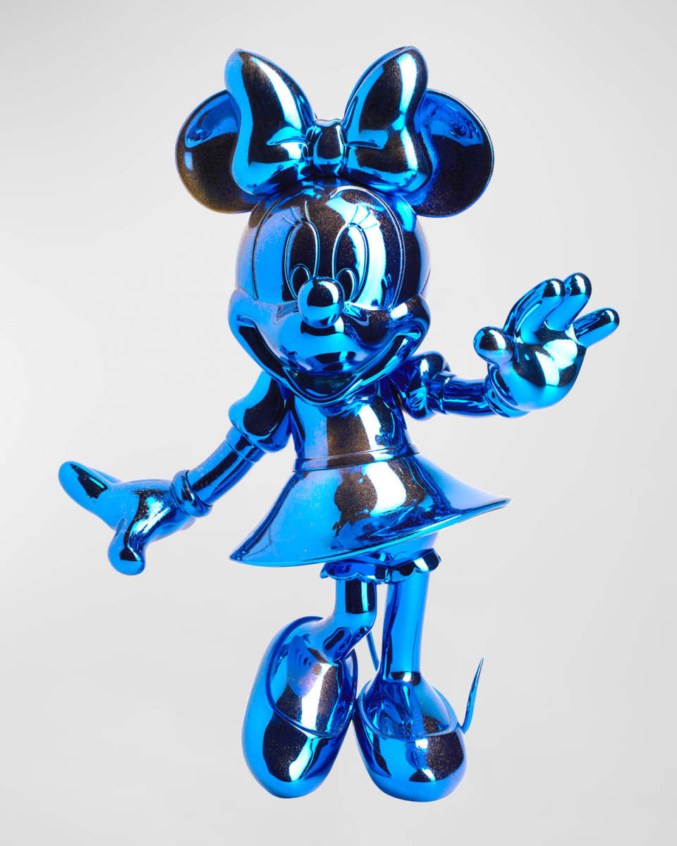 Minnie Welcome Galaxy - Chromed Blue & Gold