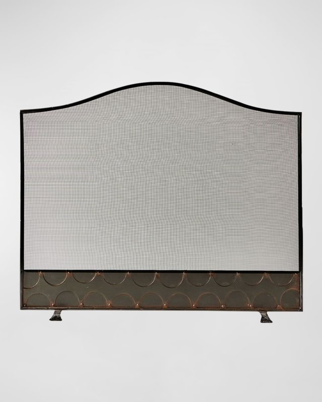 Nelson Single Panel Fireplace Screen