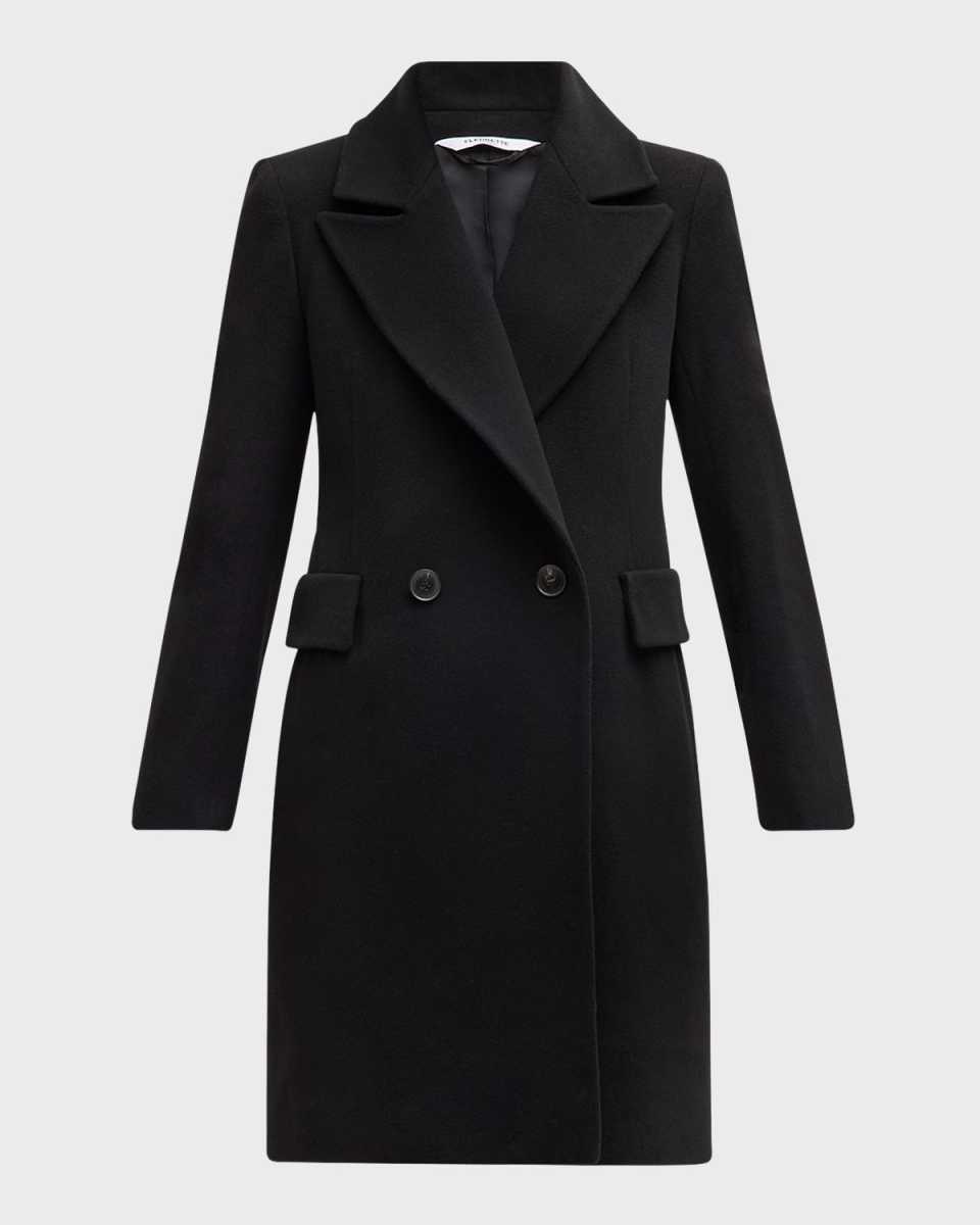 Cami Double-Breasted Short Wool Coat