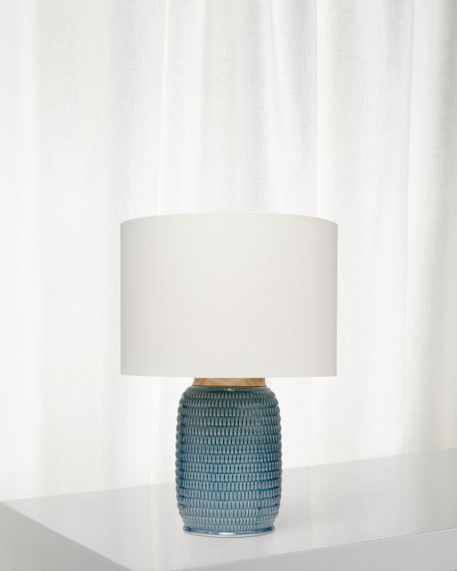 Graham Table Lamp, Blue