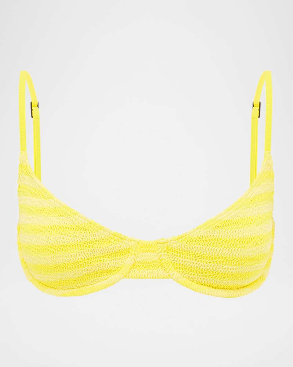 Limoncello Stripe Gracie Balconette Bikini Top
