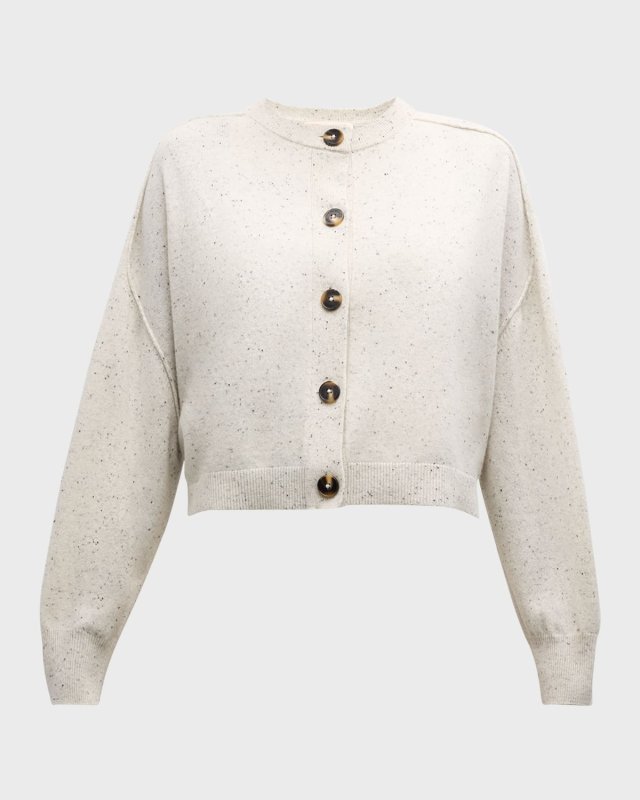 Douve Speckled Wool Cardigan