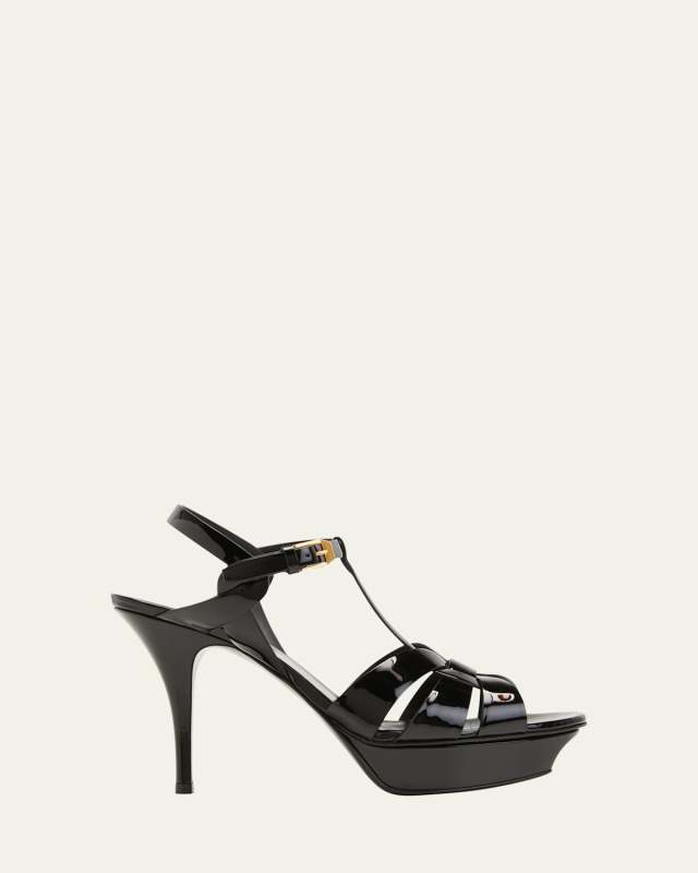 Tribute Patent Sandals, 4" Heel