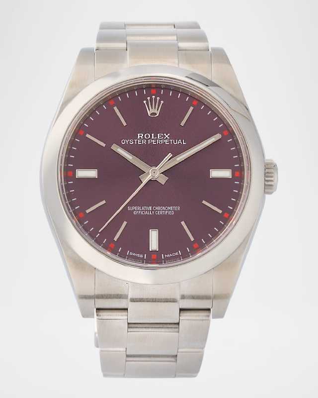 Rolex Stainless Steel Oyster Perpetual 39mm Vintage Watch