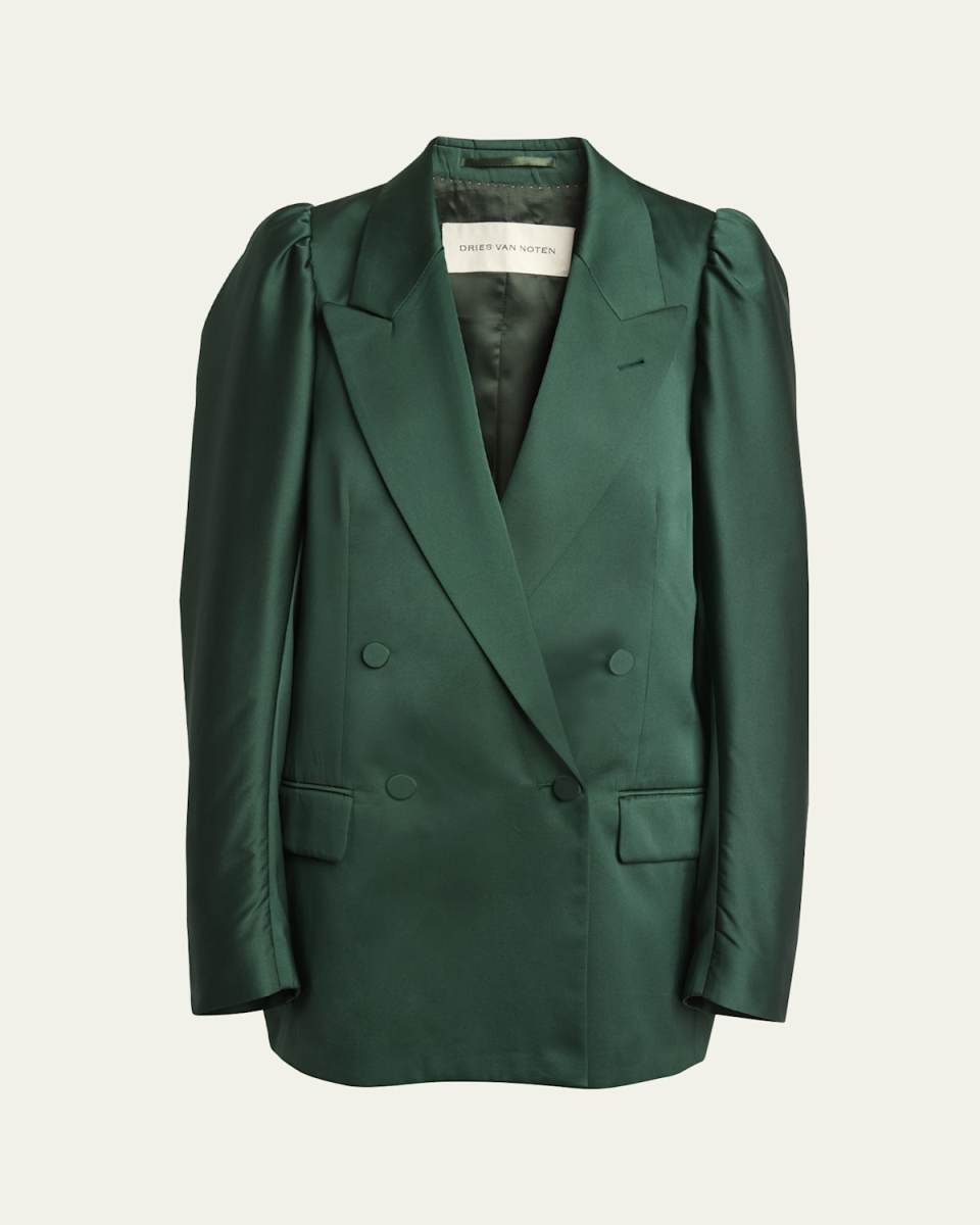 Blinky Oversize Silk Blazer Jacket