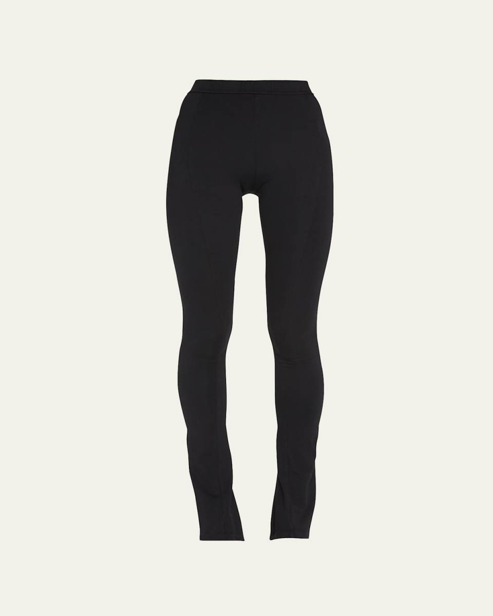 Cotton Split Hem Leggings