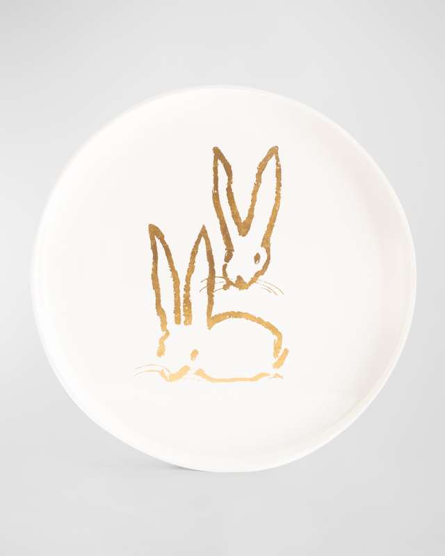 Royal Rabbit Gold Leaf and Lacquer Tray