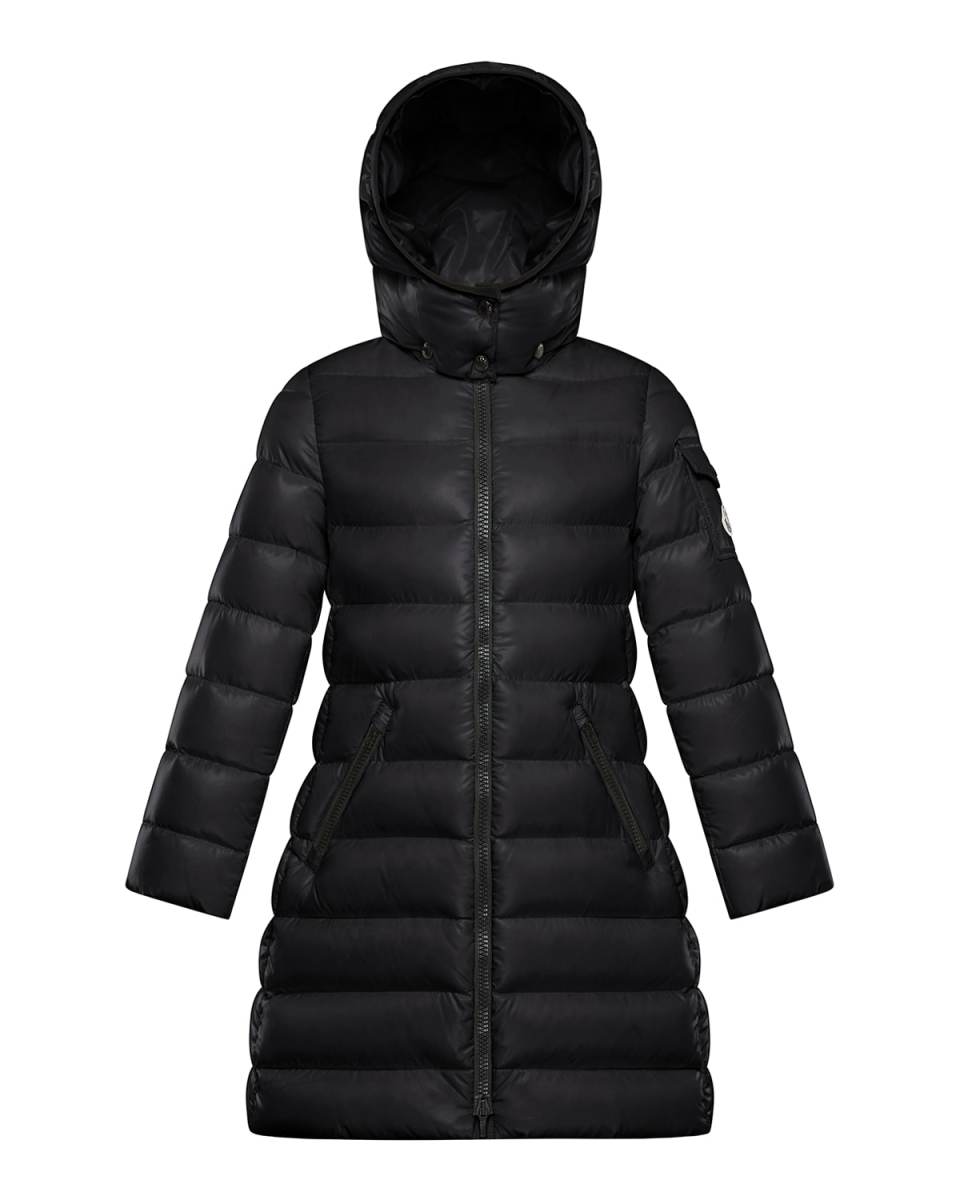 Girl's Moka Long Puffer Coat, Size 8-