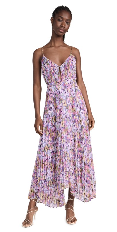 ASTR the Label Loralee Dress Purple Floral
