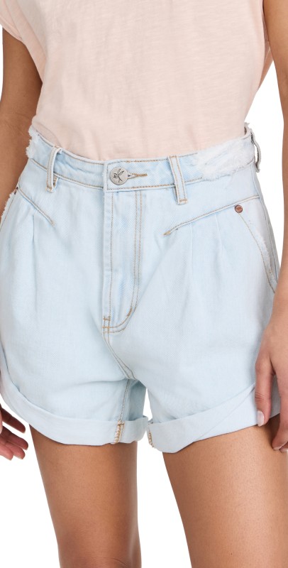 One Teaspoon Streetwalker Highwaist Denim Shorts Le Surf