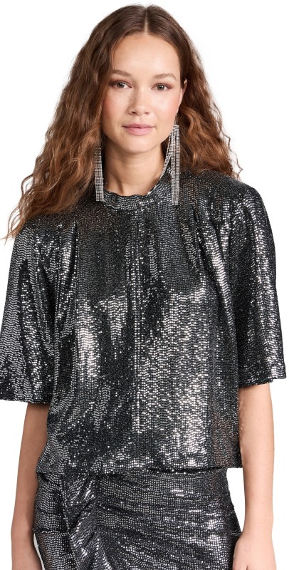 Isabel Marant Étoile Delfi Top Silver