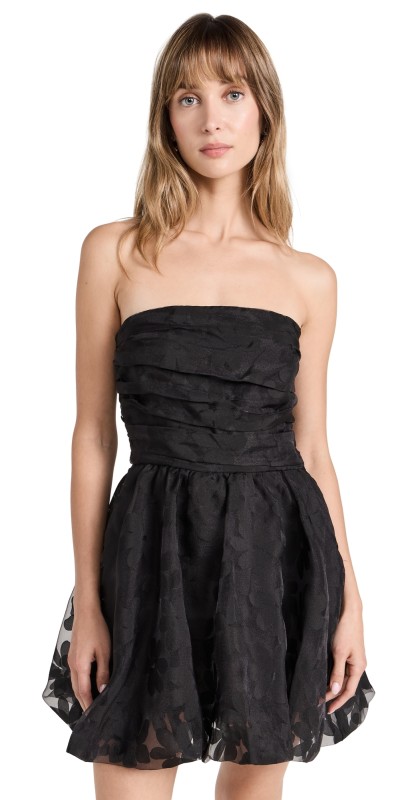Ramy Brook Hansel Dress Black Petal